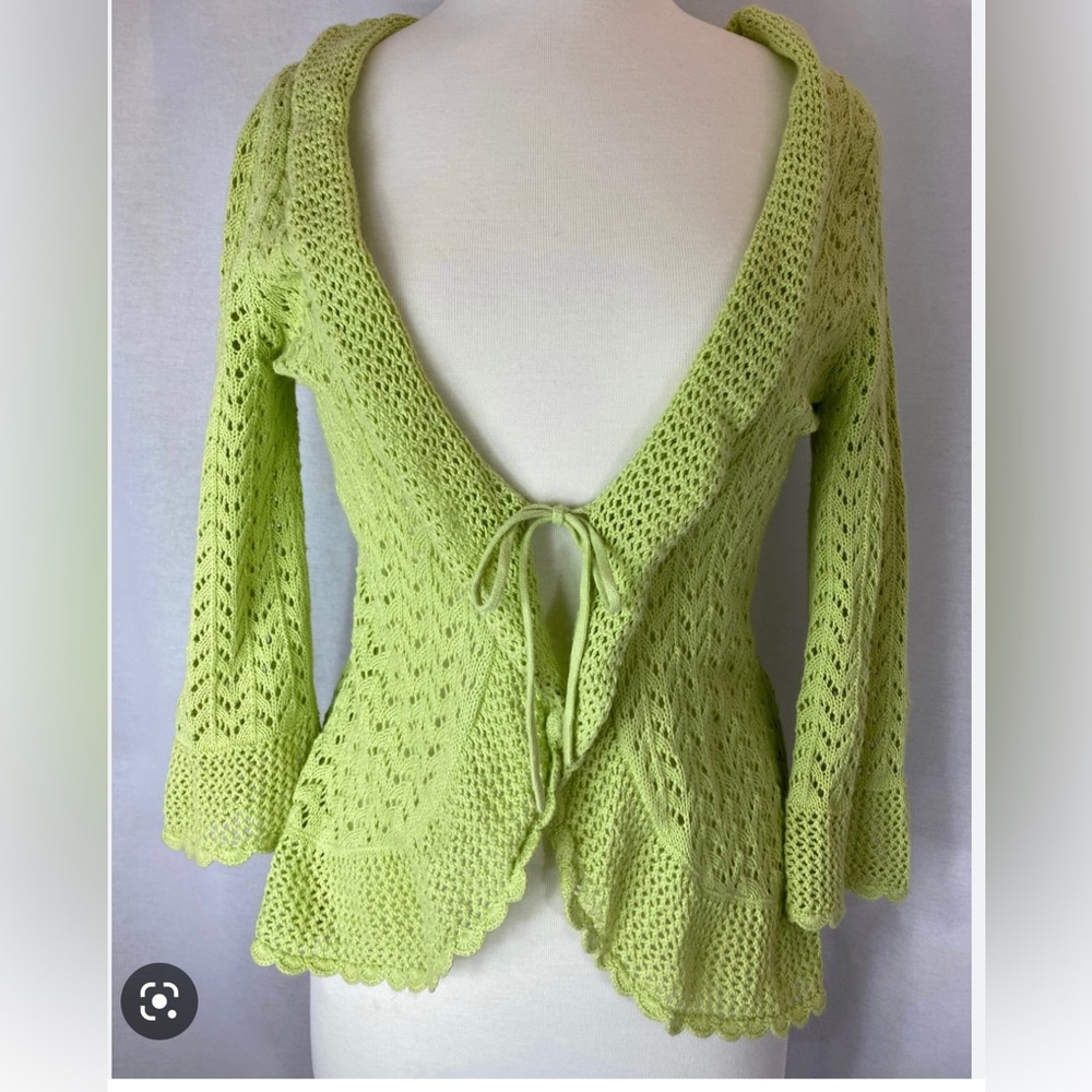 Christopher and Banks vintage hand crochet top